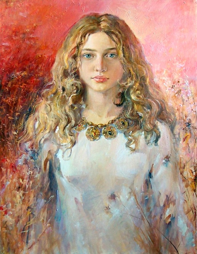 Портрет девушки с шикарными волосами