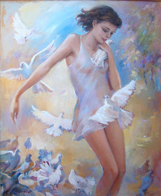 Картина "Белые крылья"